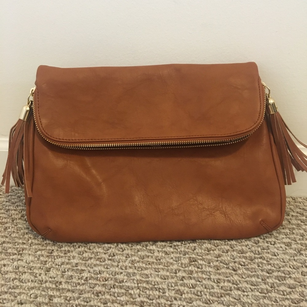 B.P. Nordstrom Brand Faux Leather Crossbody Bag